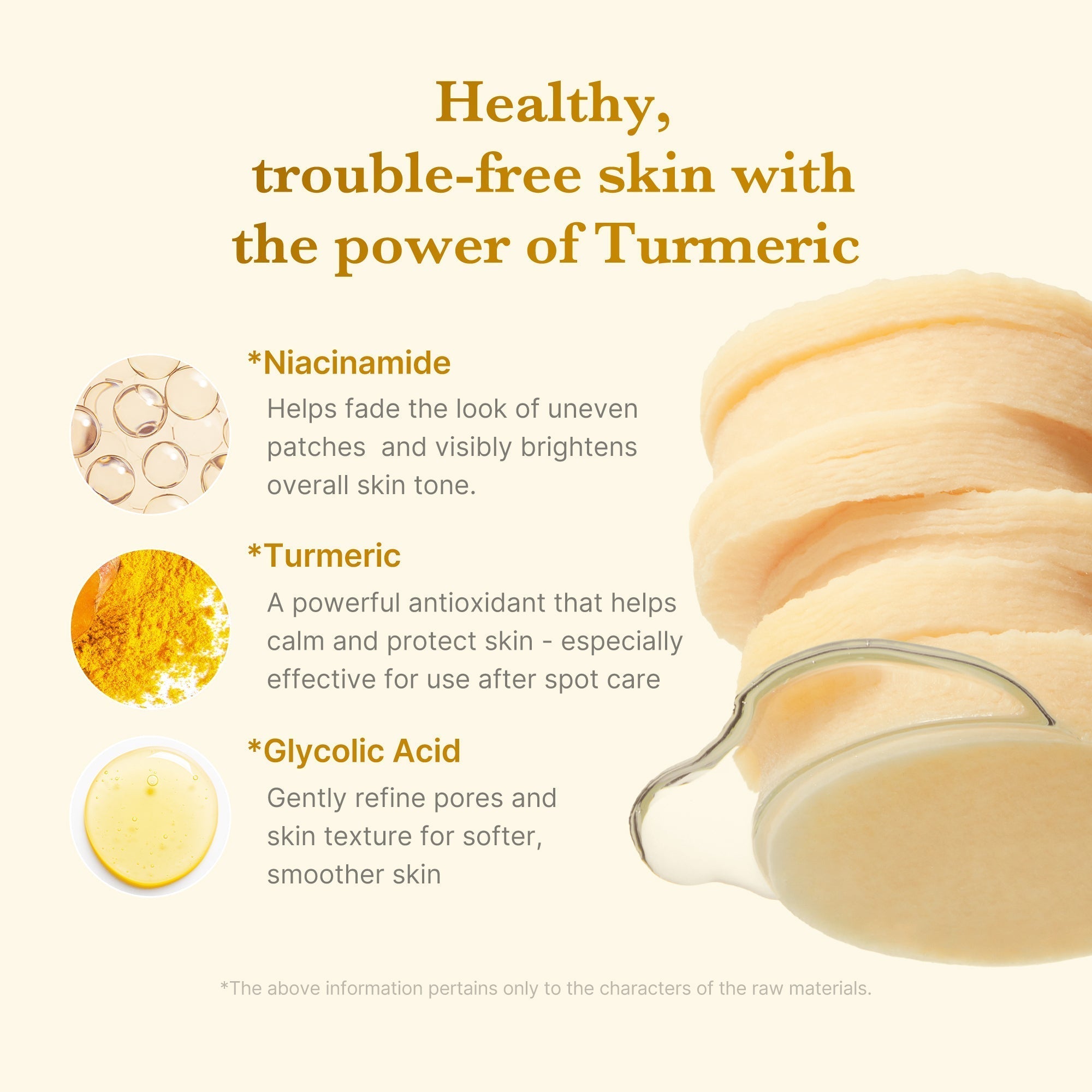 Kojic Acid Tumeric Toner Pad